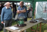 A display of locally made engines prompts deep discussion.