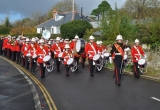 Media Marching Band leads into Brighstone