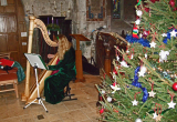 Harpist in St Marys Church